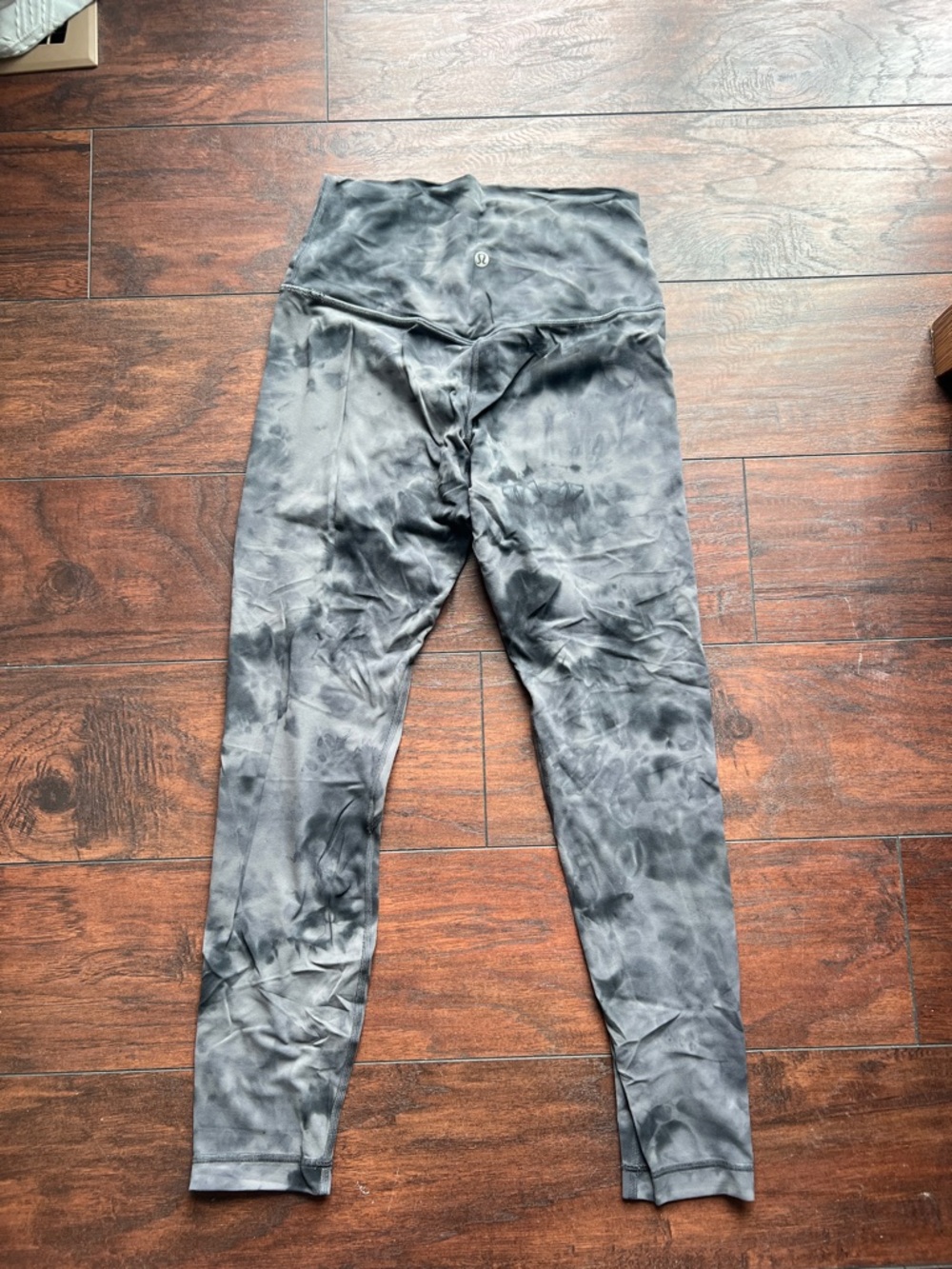 lululemon athletica Tie-Dye Charcoal Gray Leggings